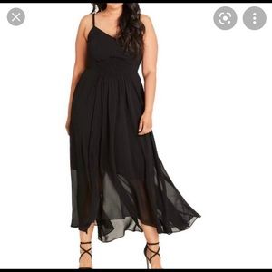 City Chic Black Maxi Dress